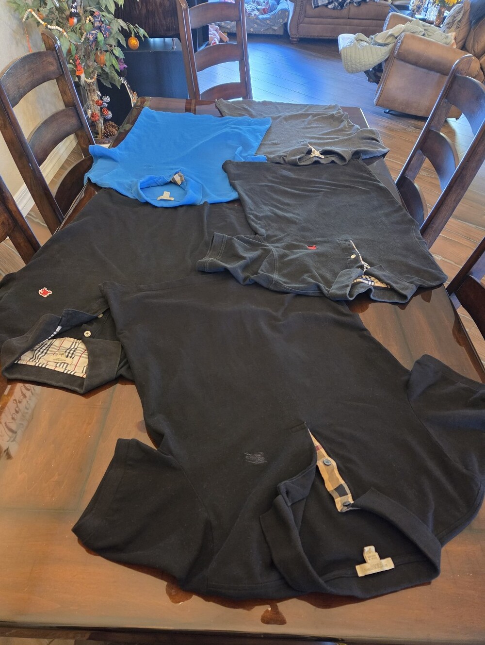 Lot Of 5 Men's Burberry Polo Shirts - Picture 5 of 14